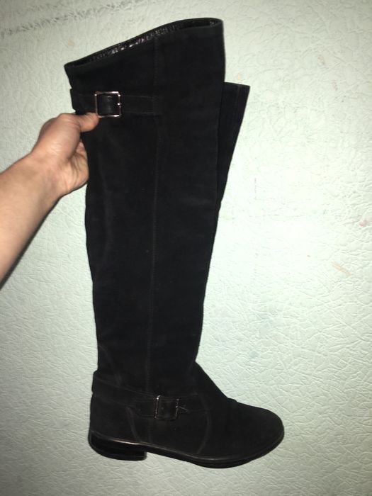 Продам ботфорти ,натуральний замш та шкіра, в гарному стані, 600. грн.