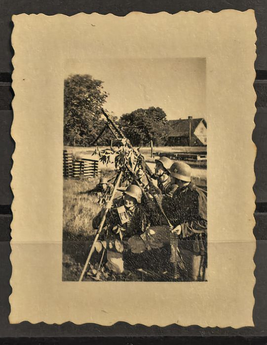 Militaria trincheira. Fotos da Wehrmacht em combate 1939/45