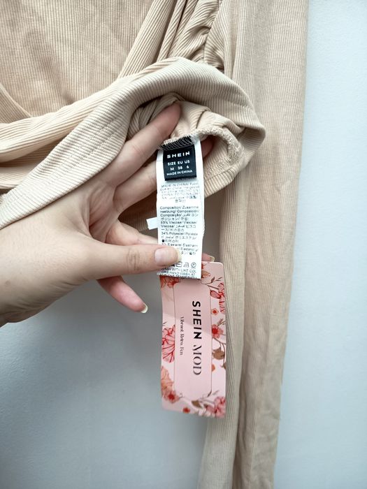 Top Damasco de Manga Comprida