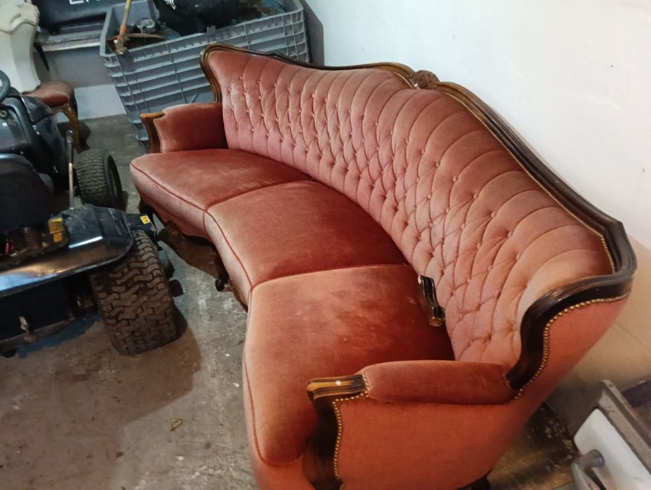 Sofa z pufa przywieziona z niemiec