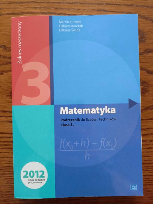 Podręcznik do matematyki dla liceów i techników