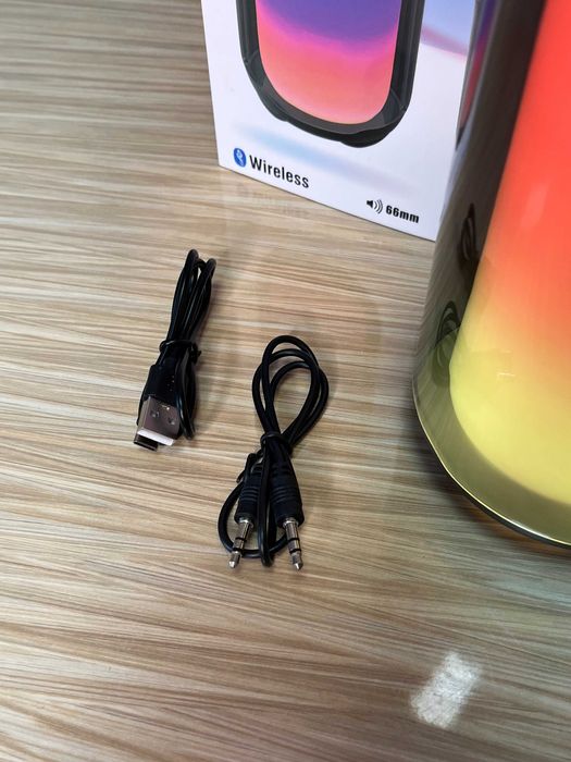 Беспроводная Bluetooth колонка Pulse 5 с подсветкой 20 Вт | микрофон