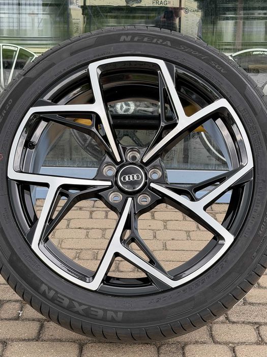 Nowe koła 22 cale Audi Q7 SQ7 czarne połysk srebrne