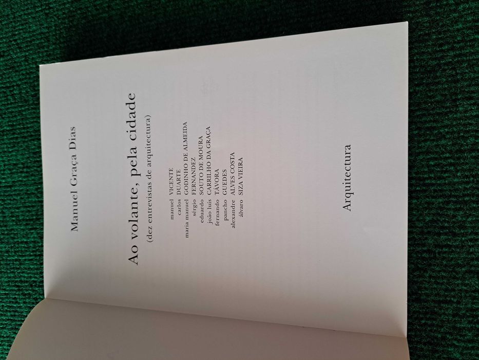 Ao Volante Pela Cidade (dez entrevistas de arquitectura) -M Graça Dias