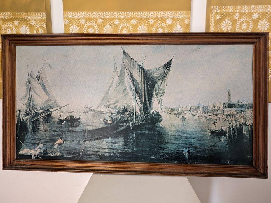 Quadro com tema de pesca