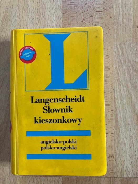 Słownik kieszonkowy polsko aniegielski, angielsko polski