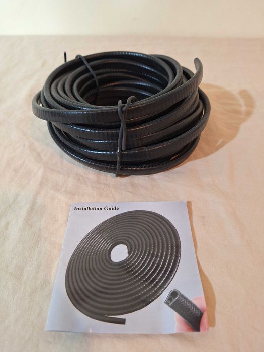 Protetor de Borda de Porta de Carro em Forma de U - 10 metros