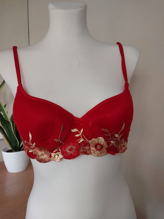 Biustonosz 80B czerwony