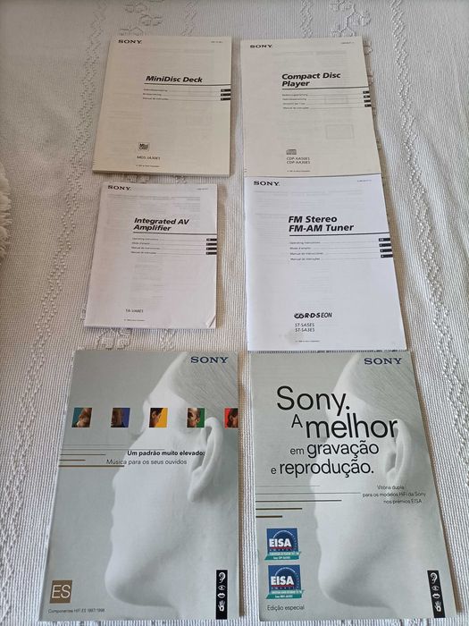 Sony - Aparelhagem - Topo de Gama em 1998 - Como nova