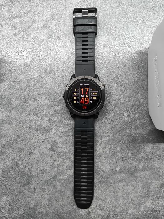 Garmin Epix Pro gen 2 51mm Saphire Carbon Grey DLC Titanium Mapy