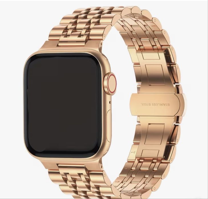 Ремінець для apple watch золотий якісний