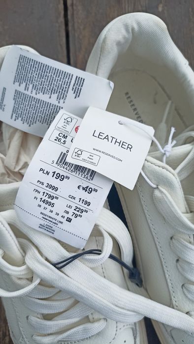 Шкіряні кеди жіночі 41 розмір, 26,5 см