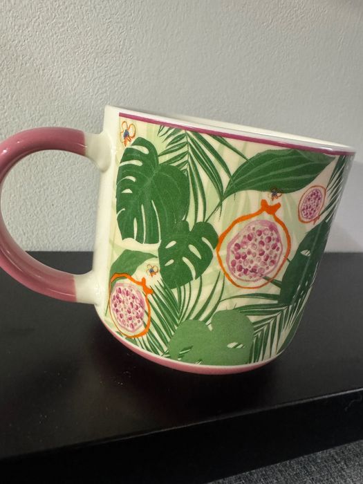 Kubek w rośliny liście plants tropikalny roslinomaniak Pepco 350 ml