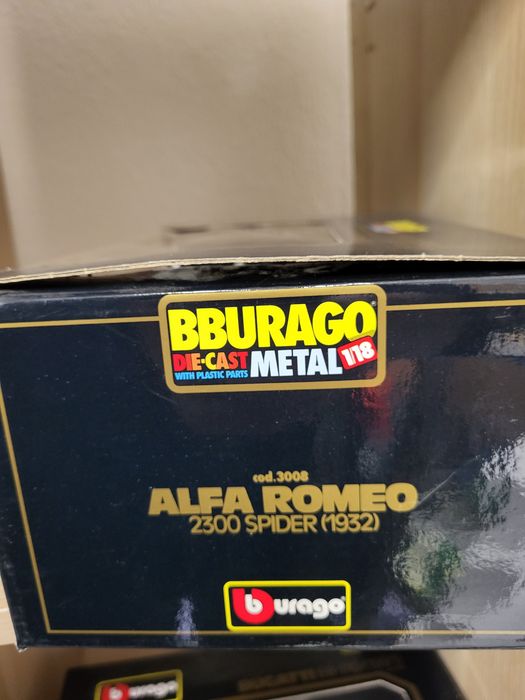 Miniatura 1:18 Alpha Romeo 2300 Spider 1953