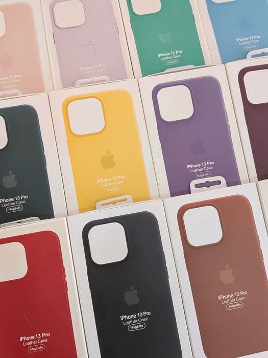 Шкіряний чохол Leather Case MagSafe для iPhone 13 Pro | Чехол на Айфон