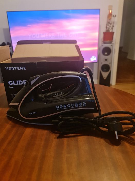 NOWE Żelazko parowe powłoka ceramiczna auto wyłączenie Wyświetlacz LCD