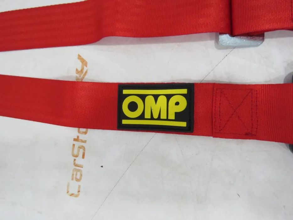Cinto Segurança OMP Vermelho 4 pontos