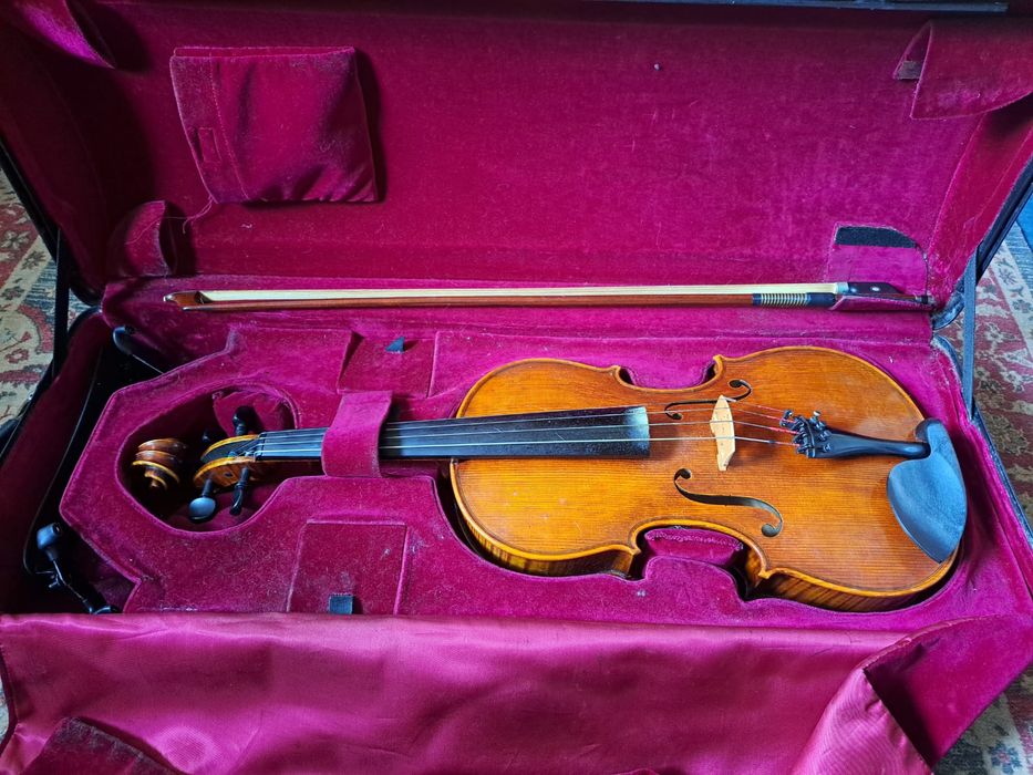 Altówka lutnicza z pracowni Ryszarda Florka (40)+ smyczek, żeberko