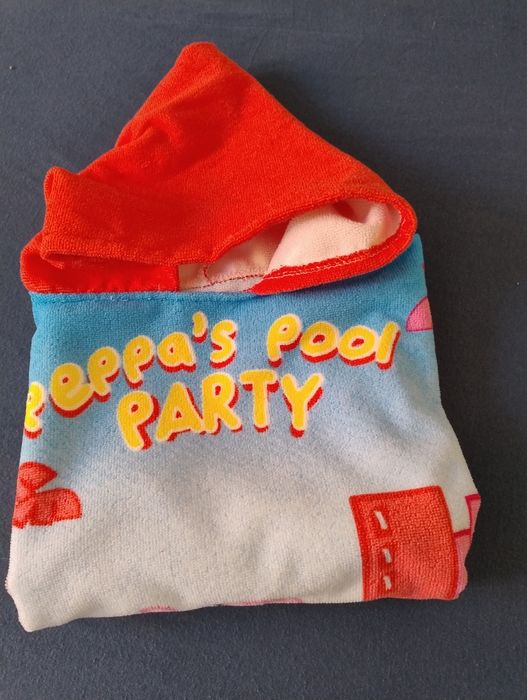 Kąpielowe ponczo dziecięce z kapturem