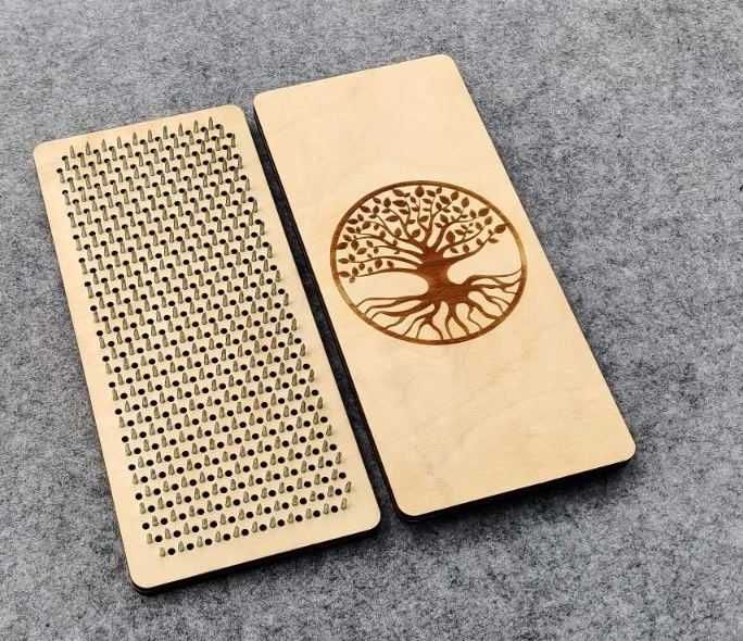 Подарок доска Садху стояние на гвоздях 10мм доска для йоги