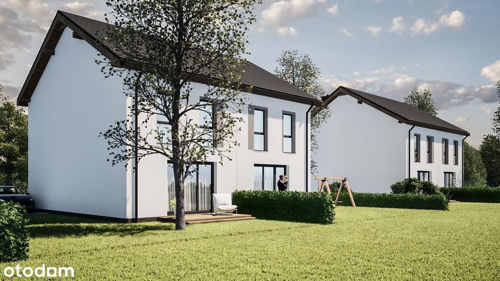 Nowy dom w stanie surowym zamkniętym | 100 m² | Pawłów | Blisko lasu