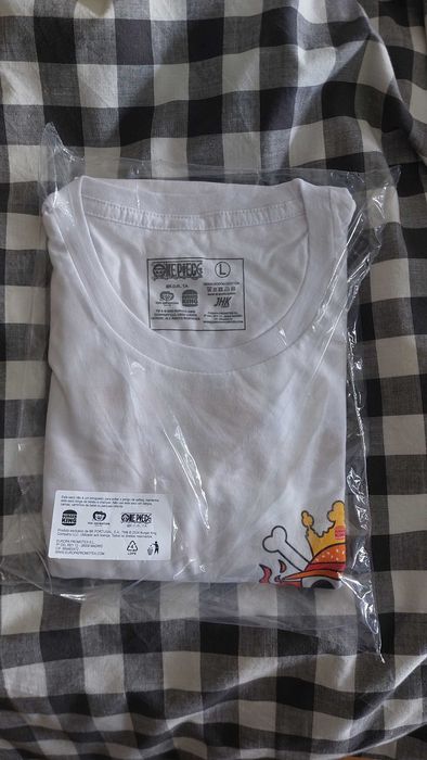 T-shirt de One Piece da colaboração com o Burger King Edição Limitada.