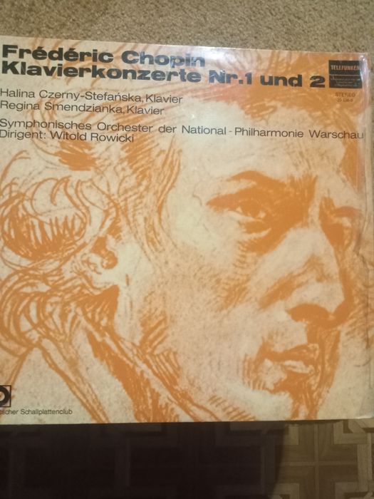 Виниловая пластинка Frederik Choopin концерт для фортепьяно с оркестро