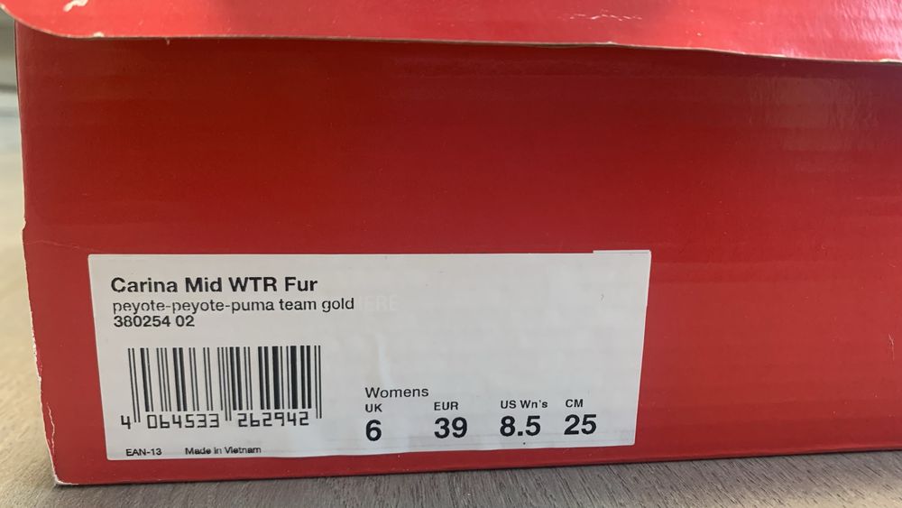 Жіночі теплі кросівки Puma Mid WTR fur