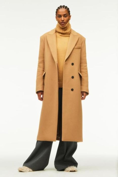 Пальто в чоловічому стилі zara limited edition