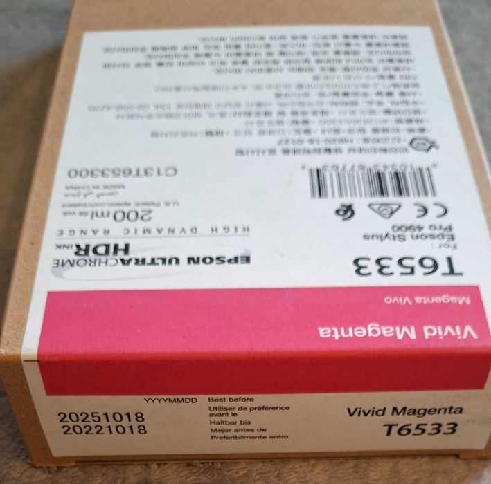 Tusz do Epson Stylus Pro T6533, 200 ml