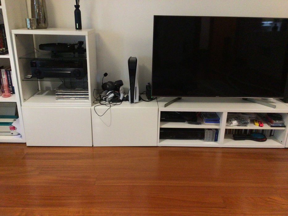 Movel TV Ikea, 5 módulos Besta