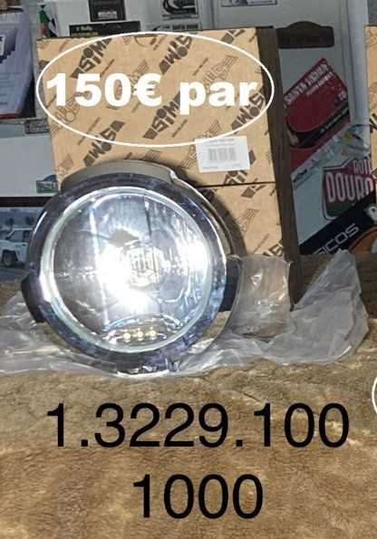 Par de faróis SIM de longo alcance (3 pares disponíveis)