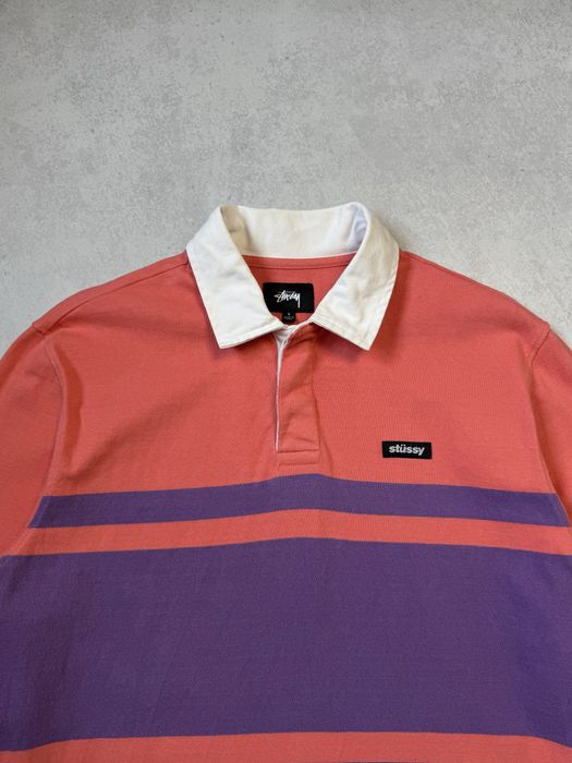 Регбийка Stussy мужская поло с длинным рукавом (оригинал)