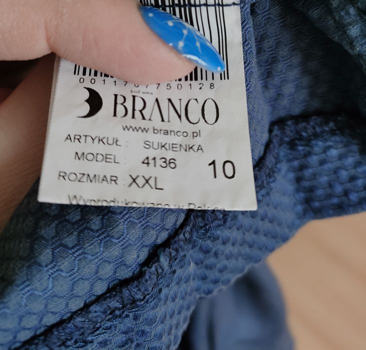 Sukienka ciążowa granatowa XXL