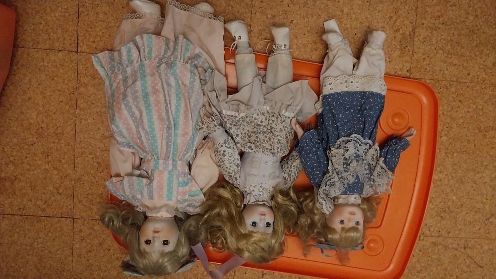 6 Bonecas de porcelana