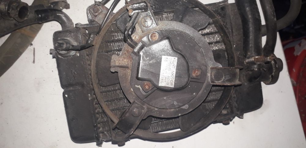 Transalp PD06 chlodnica prawa osłony węże komplet wentylator