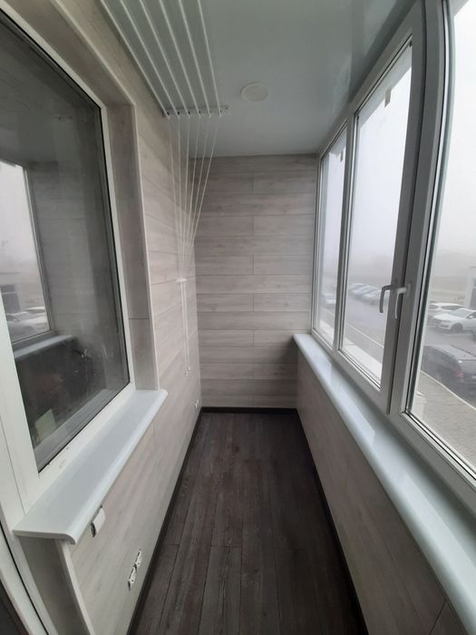 Балкон под ключ, ремонт балкона, Расширение, Внутренняя отделка! Скидк