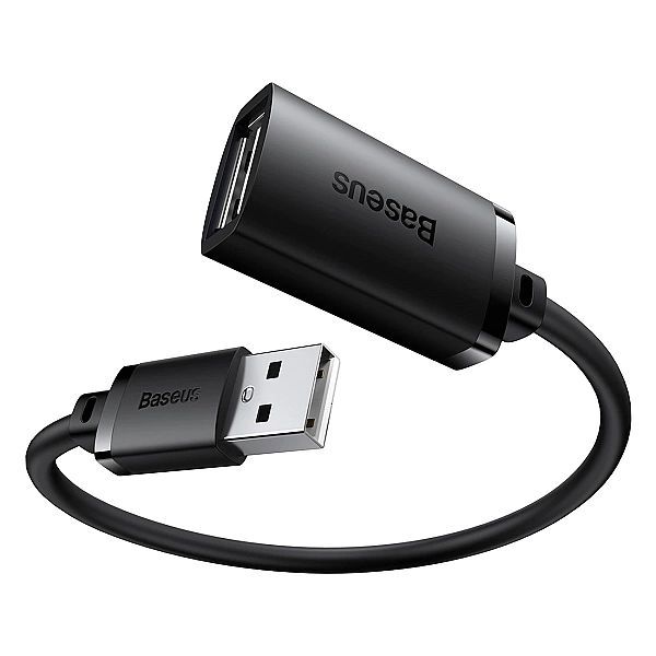 Przedłużacz kabel Usb 2.0/0.5m Baseus AirJoy Series - czarny