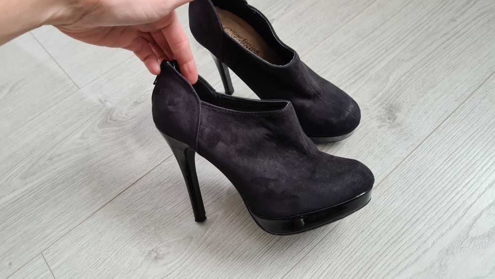 Botki na platformie i obcasie Your feet look Gorgeous, rozm. 36