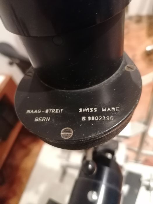 Lâmpada de fenda antiga