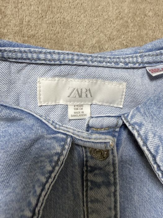 Джинсовий комбінезон zara 104