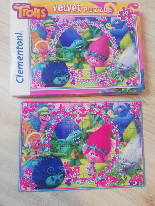 Puzzle Trolle Trols velvet puzzle 60 elem.