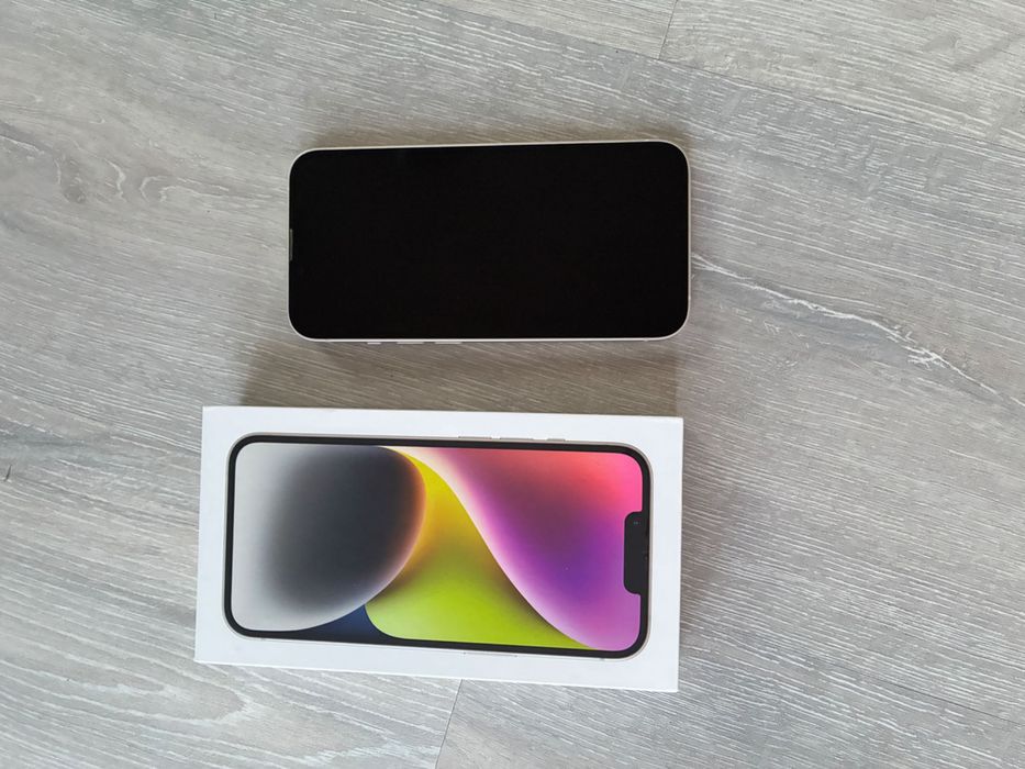 iPhone 14 128 GB/ bardzo dobry stan / Pudełko + kabel