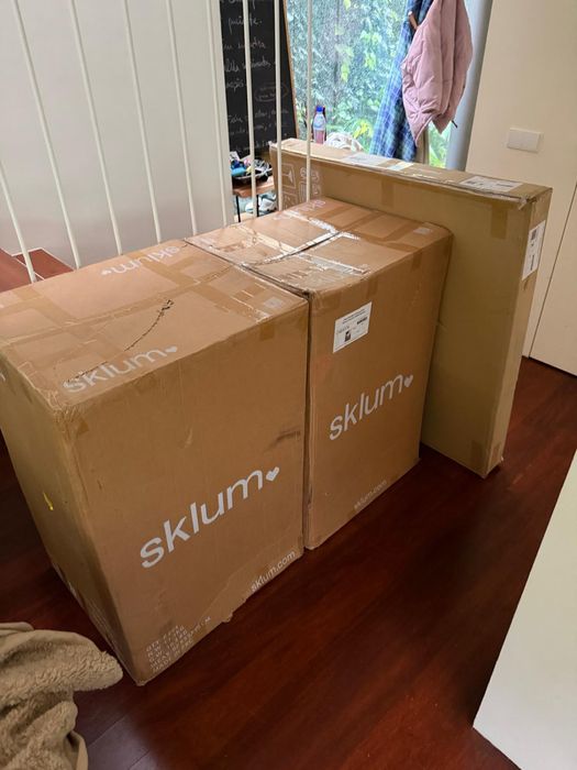 Mesa de jantar redonda + 4 cadeiras NOVO EMBALADO