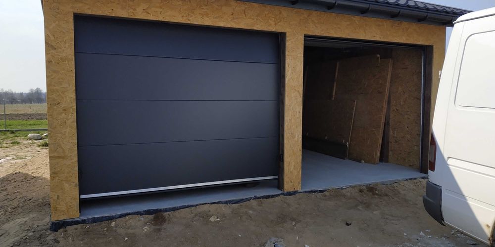 BRAMY SEGMENTOWE Na Wymiar • Garażowe i Przemysłowe • PRODUCENT- Antracyt 450 x 230