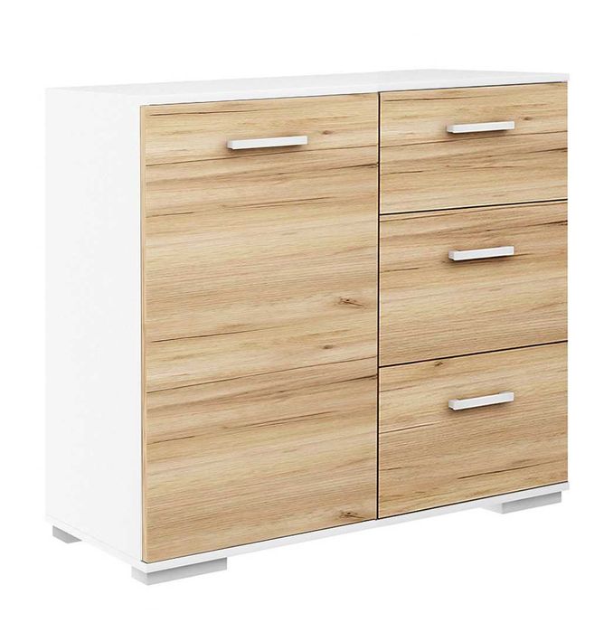 Nowa komoda z szufladami i szafką szer. 90 cm