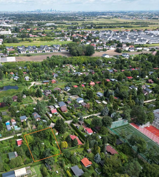 Działka ROD - Sękocin - podwójna - Słomin - Widok 3