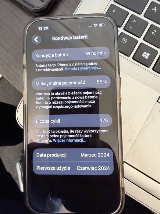 iPhone 15 Pro  -  jak nowy