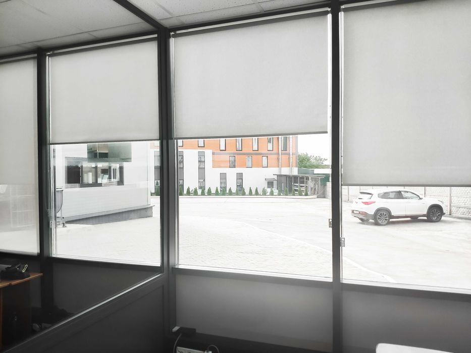 Жалюзі День Ніч на усі вікна. Рулонні штори, Тканинні ролети