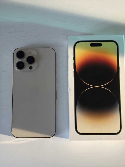 Apple iPhone 14 Pro Max 128GB Złoty Bateria 84% Stan Bardzo Dobry